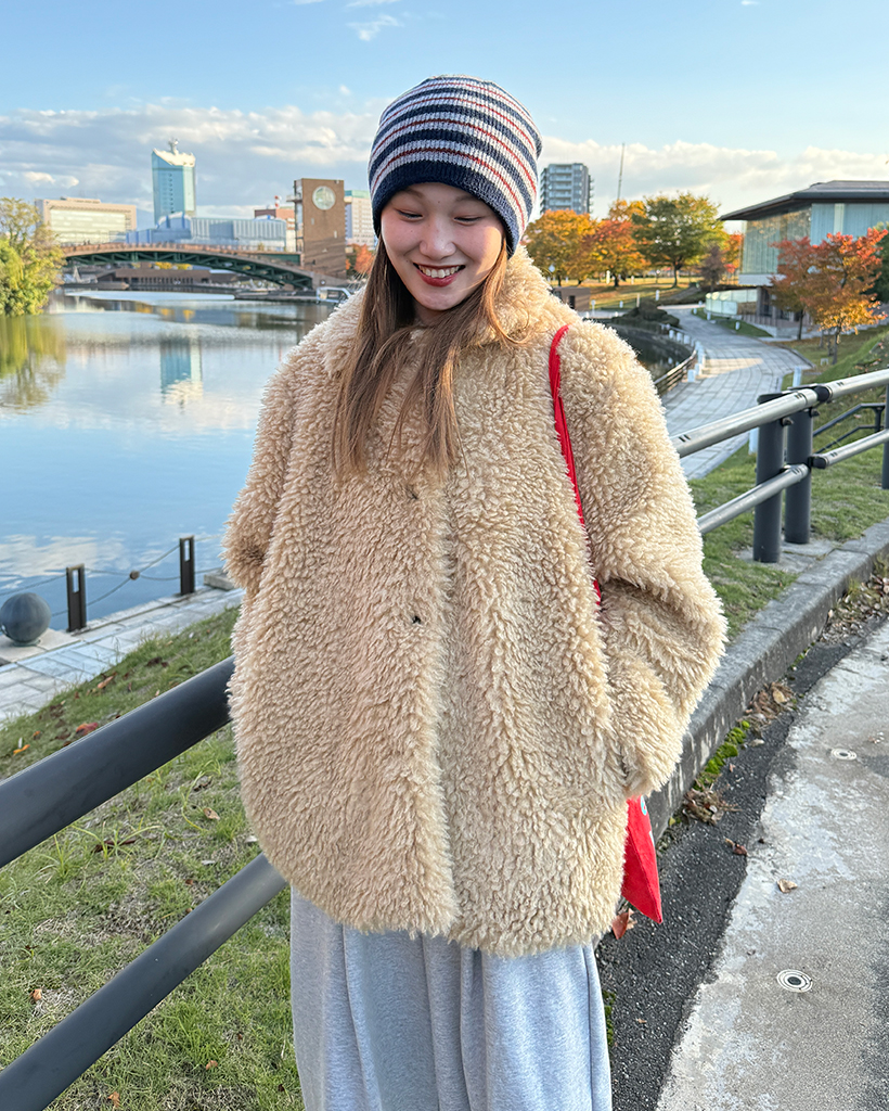 カラーボアジャケット | ファッション通販サイト NUGU