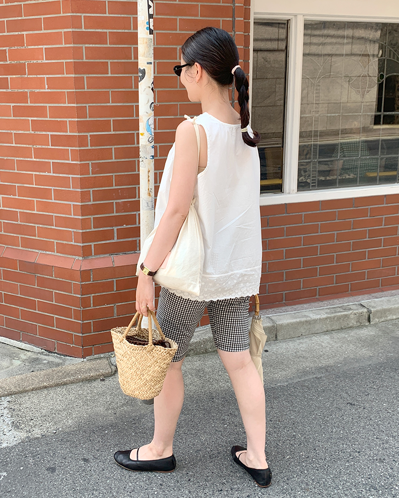 V12 チェックパンツ　サイズL ページュ チェックバイカーパンツ | ファッション通販サイト NUGU