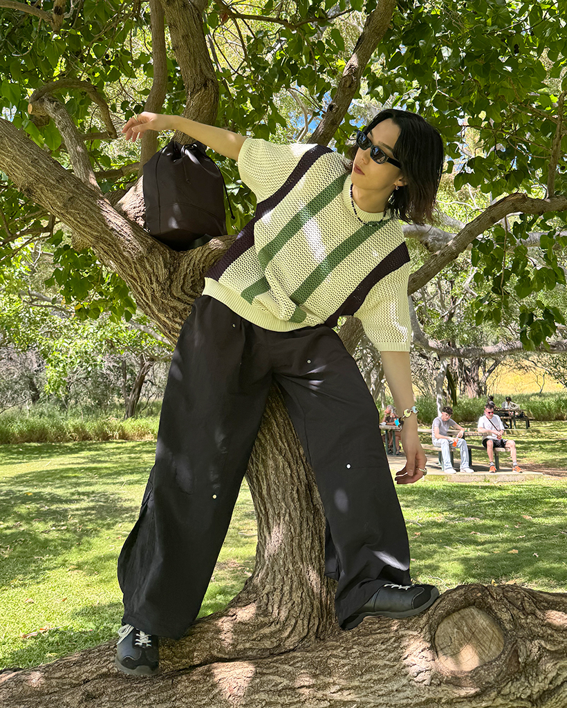 ダブルニーナイロンパンツ | ファッション通販サイト NUGU