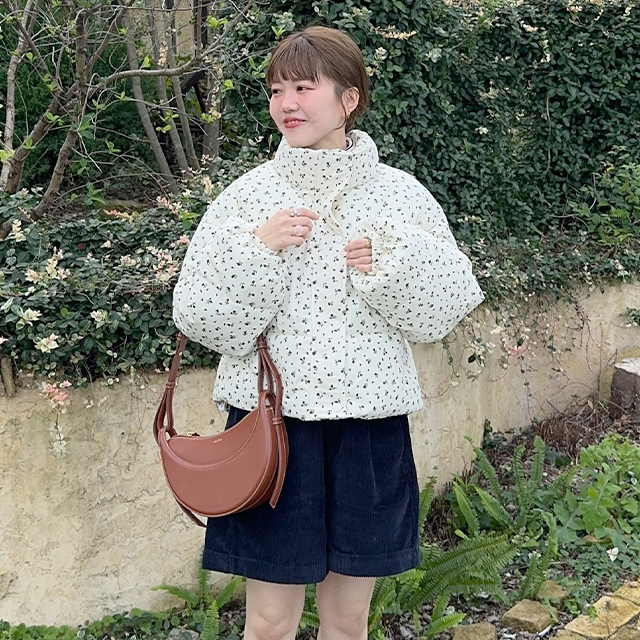 フラワーダウンジャケット | ファッション通販サイト NUGU