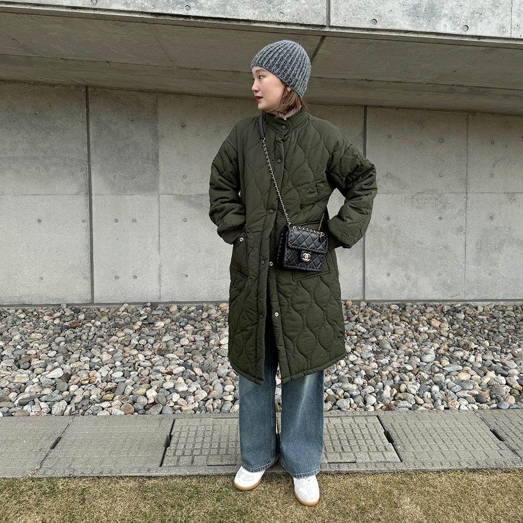 キルティングロングコート | ファッション通販サイト NUGU