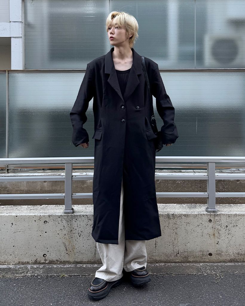 ブレザーロングコート | ファッション通販サイト NUGU