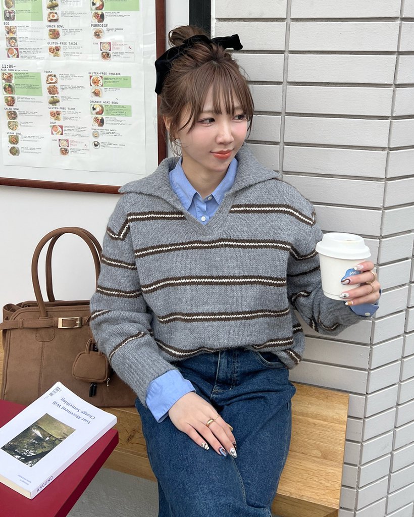 さとゅー ボーダーニット 楽天市場】【30%OFF】ボーダーニット / 公式 CUBE SUGAR ブラッシング