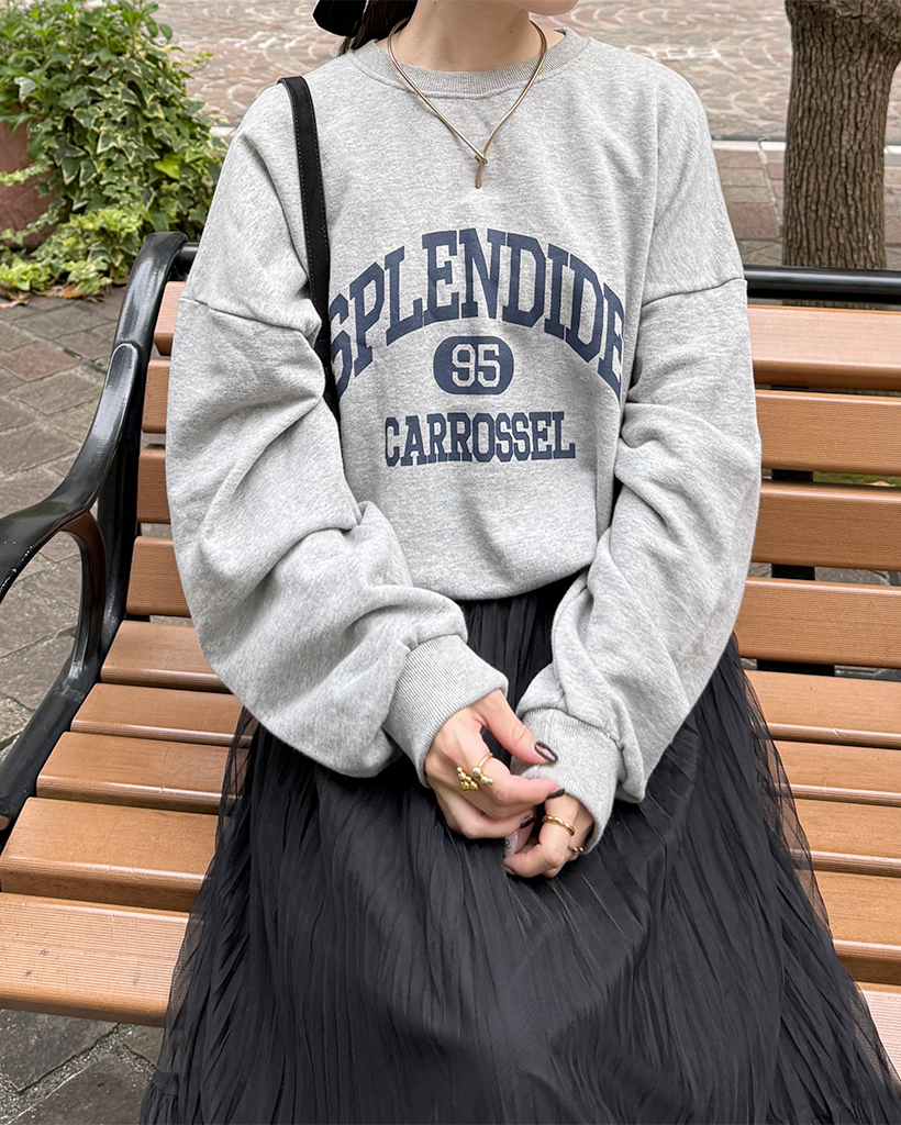 SPLENDIDルーズフィットスウェットシャツ | ファッション通販