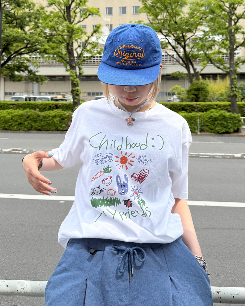 【CPGN】Cute Chill Raglan 半袖T 2色 チャイルドドローイング半袖Tシャツ | ファッション通販サイト NUGU