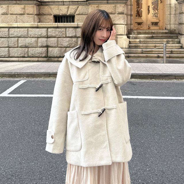 TO BE CHIC ハーフコート ビッグカラーダッフルハーフコート | ファッション通販サイト NUGU