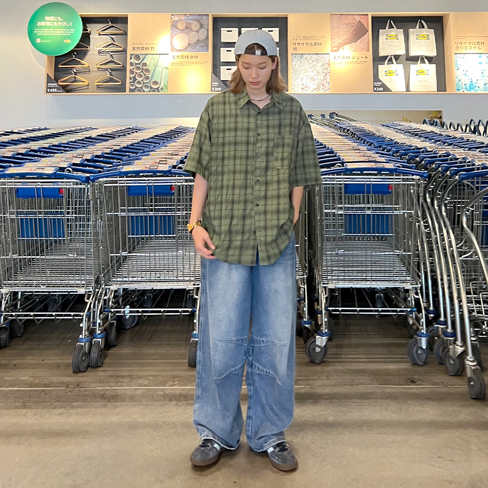 ユニセックス) ワイドデニムパンツ | ファッション通販サイト NUGU