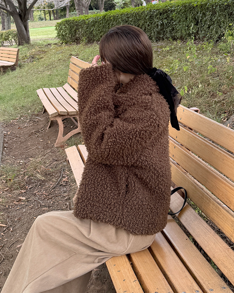 ボアカラージャケット | ファッション通販サイト NUGU