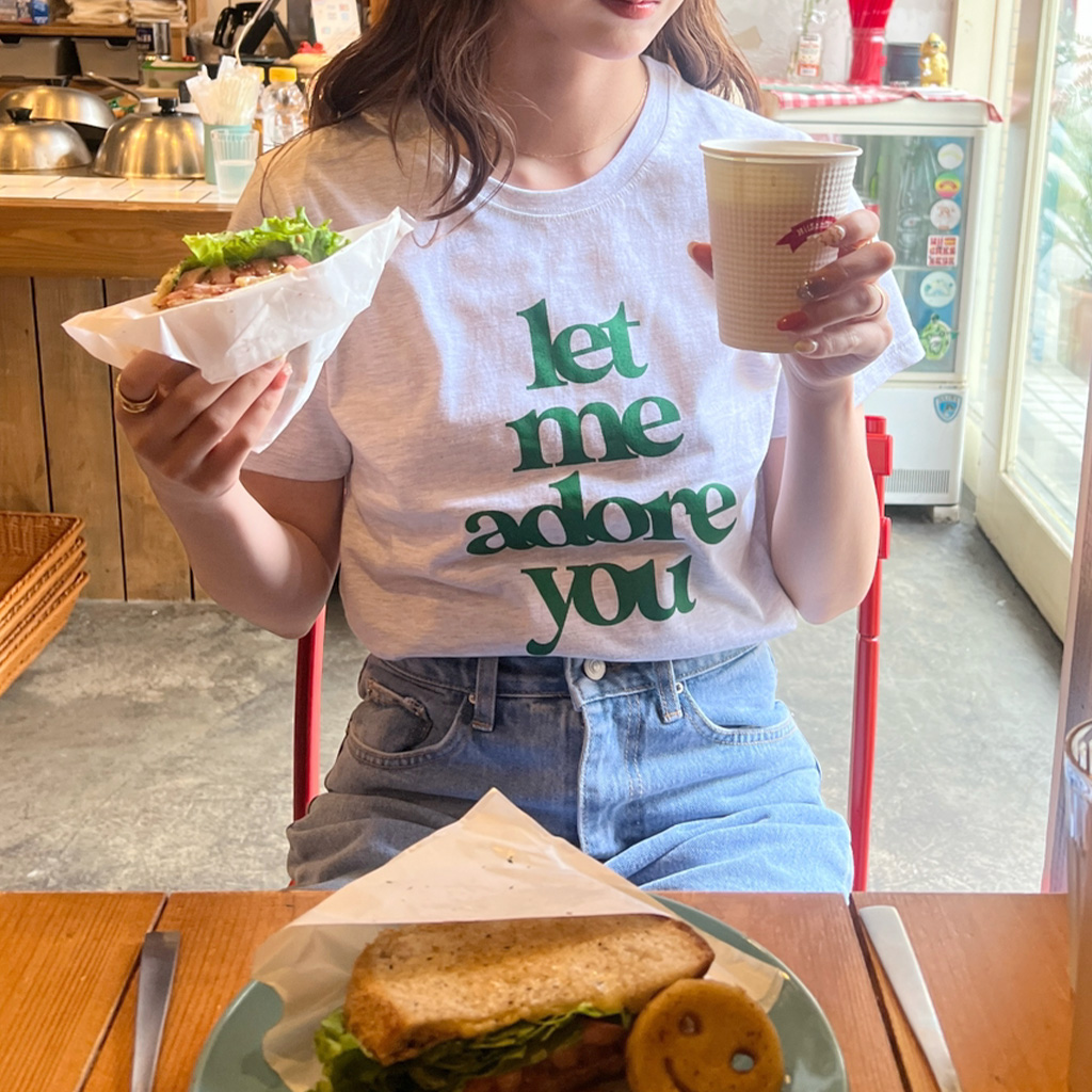 adoreレタリングTシャツ | ファッション通販サイト NUGU