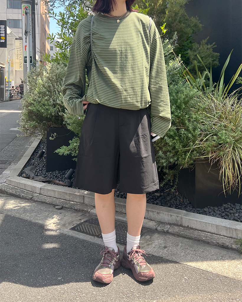 Argue Culture ジップスラックス グレー　ユニセックス Argue Culture ワイドパンツ ジップ スラックス 人気 男女兼用