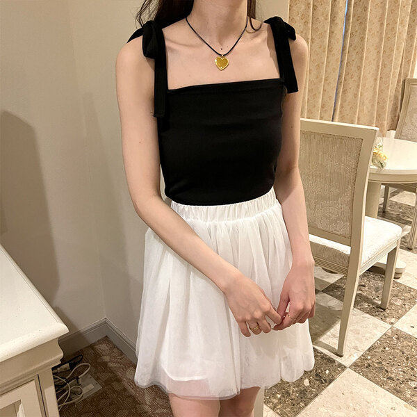 ★美品★ KEINA RITA リボンストラップトップス　ケイナリタ ☆美品☆ KEINA RITA リボンストラップトップス ケイナリタ