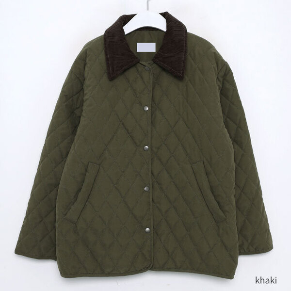 nugu haku コーデュロイカラージャケット キルティングコーデュロイカラージャケット | ファッション通販