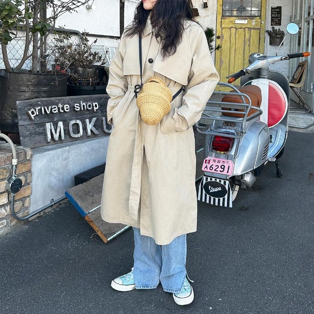 トレンチロングコート | ファッション通販サイト NUGU