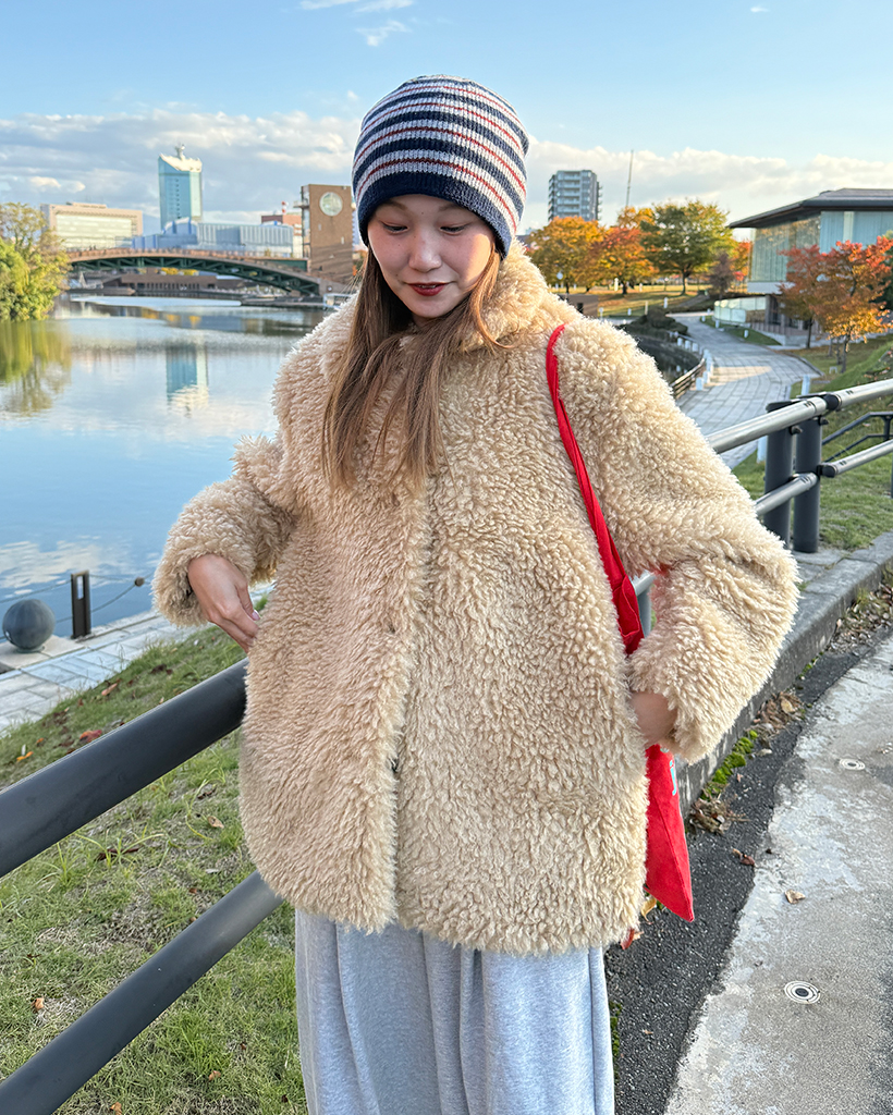 カラーボアジャケット | ファッション通販サイト NUGU