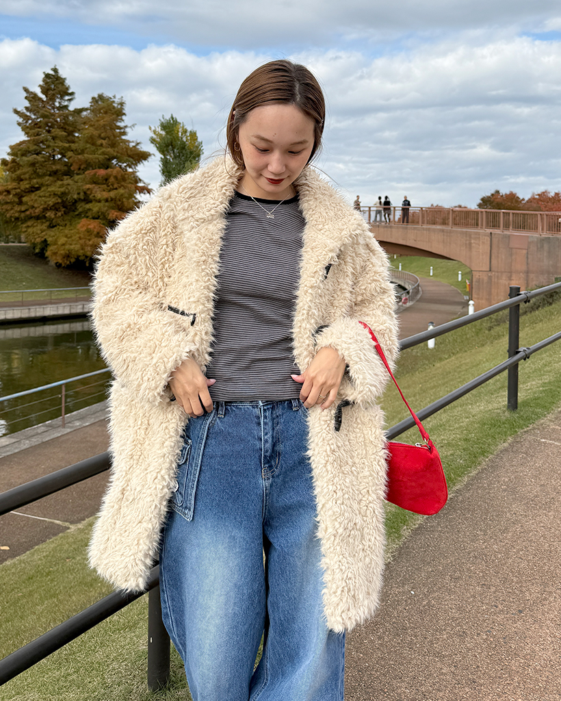 ブークレカラーダッフルコート | ファッション通販サイト NUGU