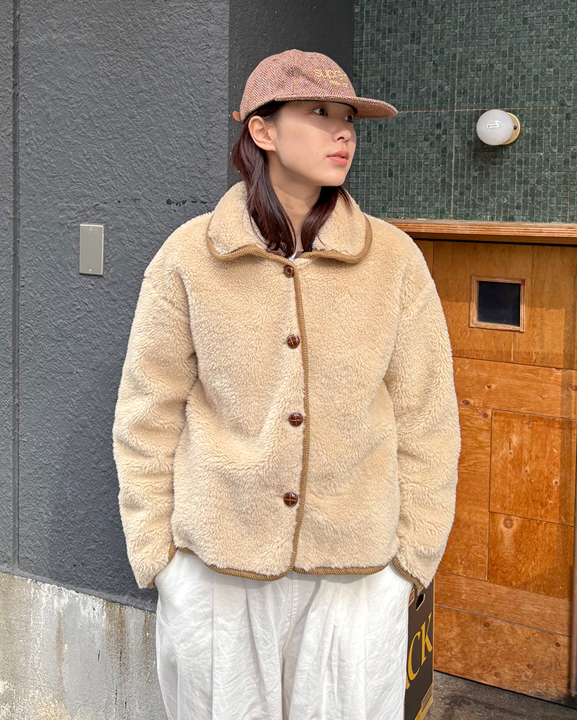 カラーポイントボアジャケット | ファッション通販サイト NUGU