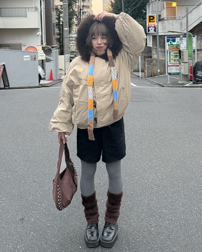 シンプルファーレッグウォーマー | ファッション通販サイト NUGU