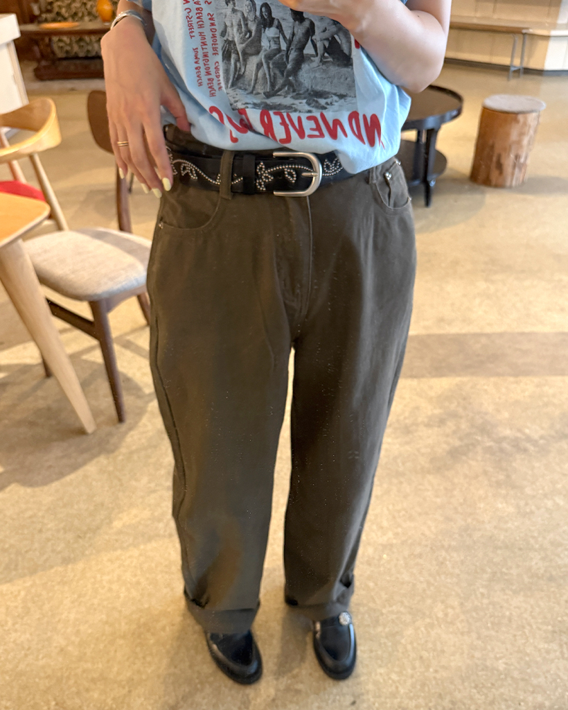 ふきすき　ツタ&フラワースタッズベルト　タイプB ふきすき ツタ&フラワースタッズベルト タイプB ふきすき ツタ