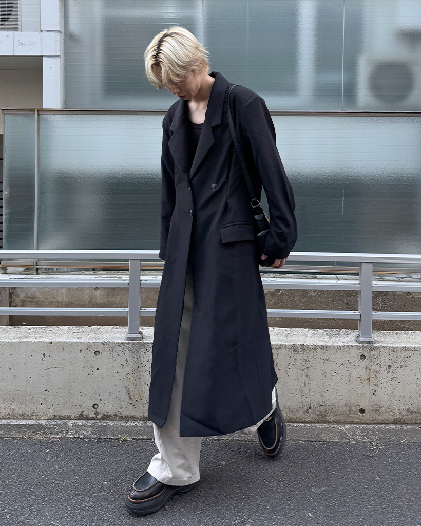 ブレザーロングコート | ファッション通販サイト NUGU