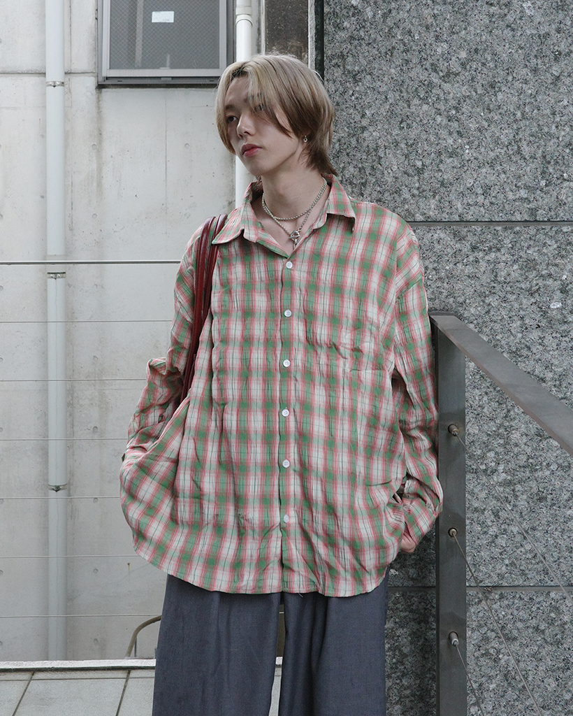 Kith マルチカラーチェック長袖シャツ マルチカラーチェック オープンカラーシャツ ｜ポール・スミス