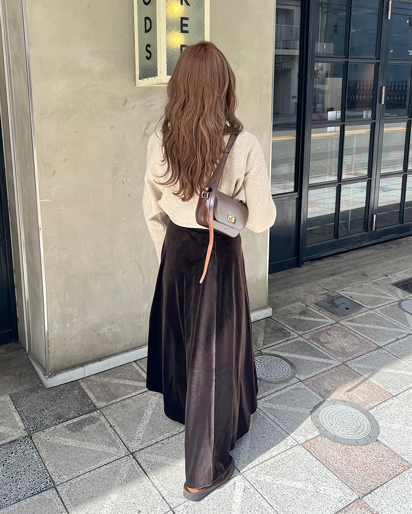 Maiおまとめ　ヴィンテージ ベルベット巻きスカートガウン ベルベットマキシスカート | ファッション通販サイト NUGU