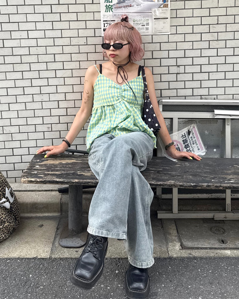 ケ*ャ様 HAKE ブラック ビスチェ 土日価格 ギンガムチェックビスチェブラウス | ファッション通販サイト NUGU