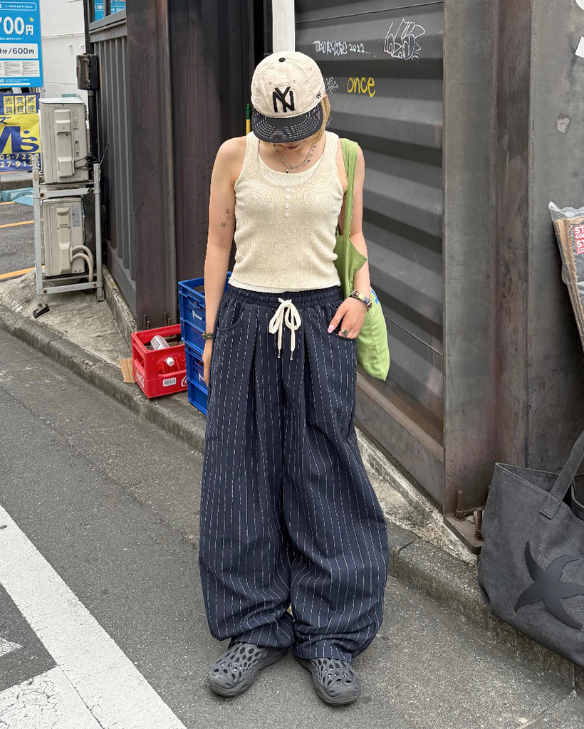 Y's ワイズ ワイド フレア パンツ ユニセックス influencer gucciさんコラボ】イージーフレアパンツ｜J'aDoRe