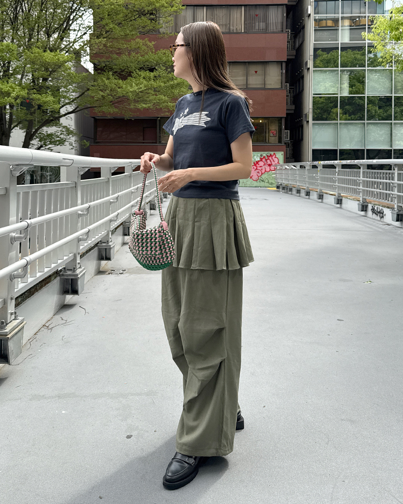 プリーツスカートワイドスラックス | ファッション通販サイト NUGU