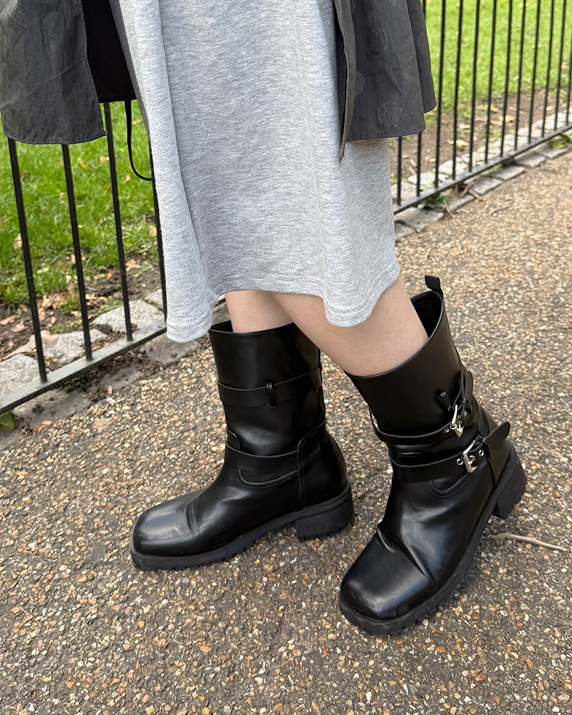 ミドルブーツ ATELIER BRUGGE &frasl; アトリエブルージュルーズフィットミドルブーツ（4