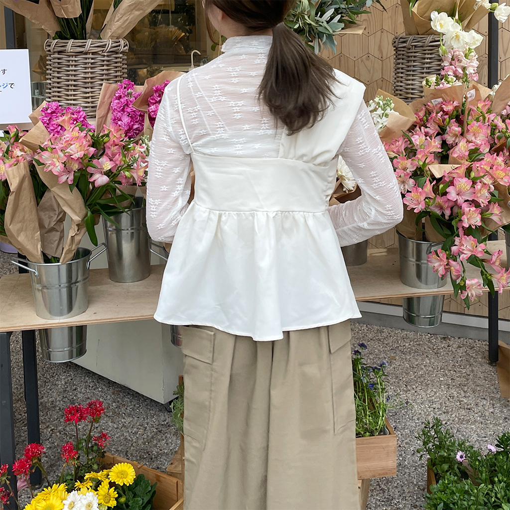 即購可 Nodress リボンキャミソール itimi palomawool 即購可 Nodress リボンキャミソール itimi palomawool 配色
