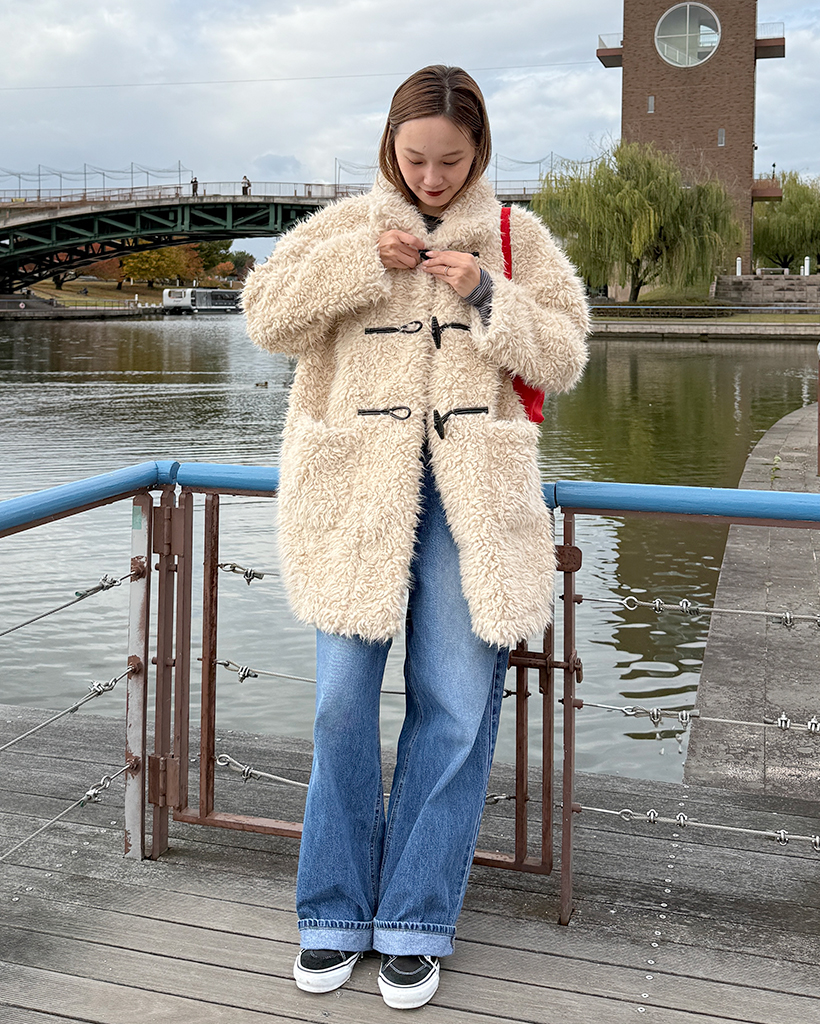 ブークレカラーダッフルコート | ファッション通販サイト NUGU