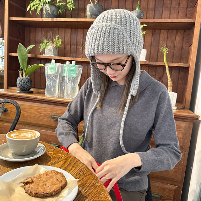 ニットフードバラクラバ | ファッション通販サイト NUGU