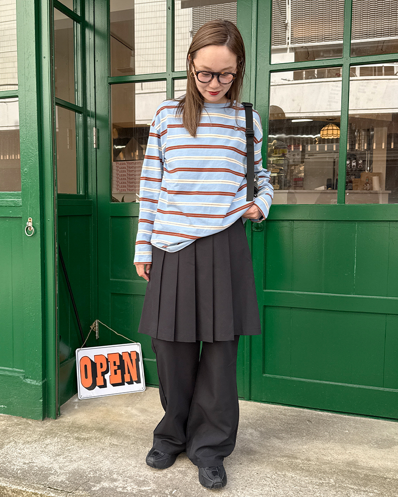 ROPE プリーツスカート ロペ ROPE' プリーツスカート(無地) （ネイビー（40