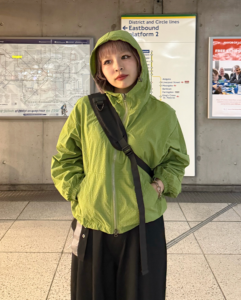 USUALIS フード付きグレージャンパー T.220RS Knirps Cube Gray - Knirps(クニルプス)日本公式