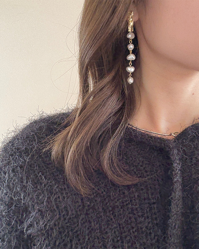 ハートパールピアス | ファッション通販サイト NUGU