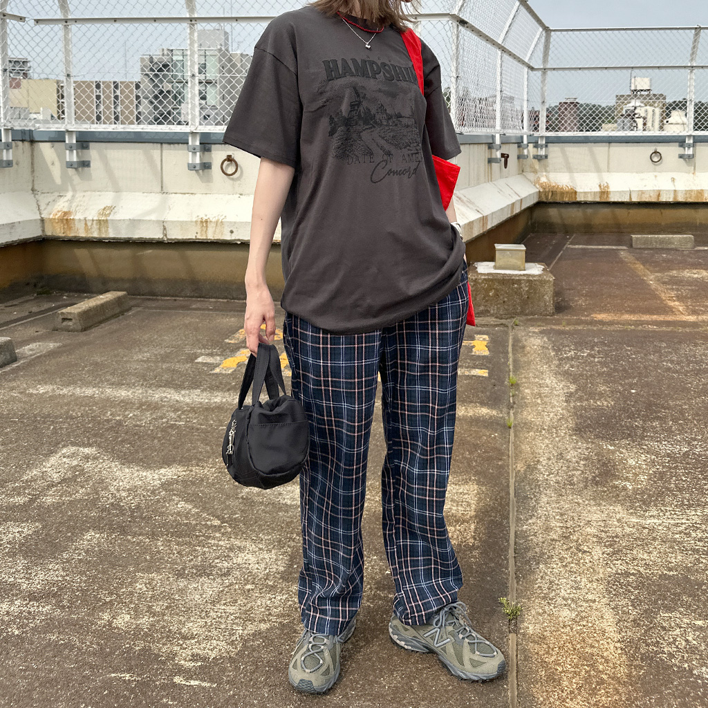 チェックウエストゴムパンツ | ファッション通販サイト NUGU