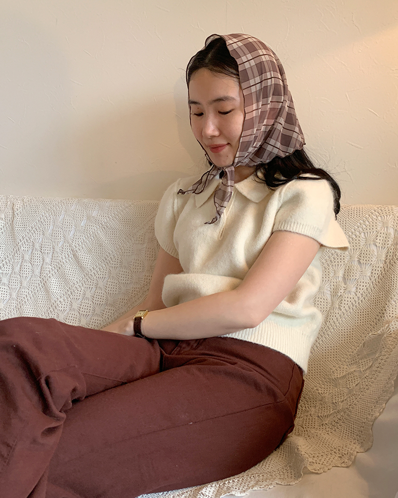 [INNEQ] 韓国大人気 ヘッドスカーフ INQ C&M Scarf INNEQ] 韓国大人気 ヘッドスカーフ INQ C&M Scarf (スカーフ