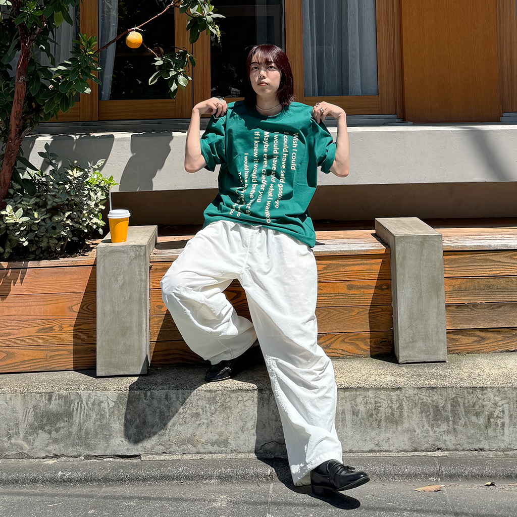 WISHレタリングTシャツ | ファッション通販サイト NUGU
