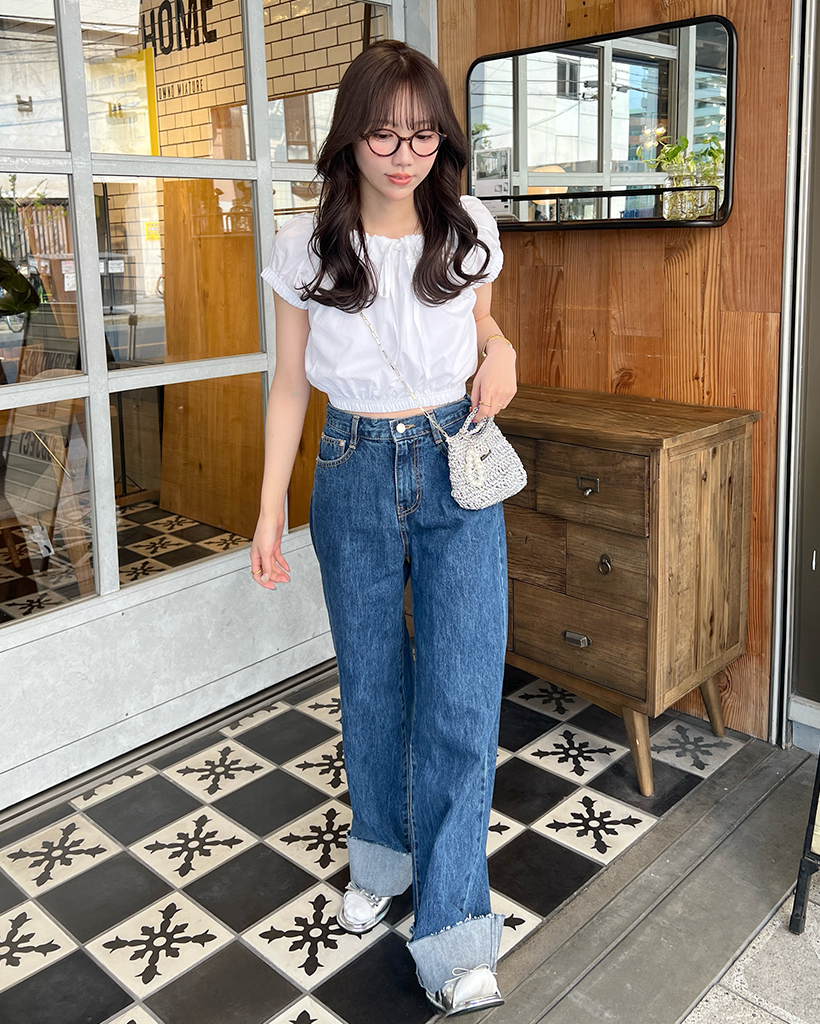 B02143 TODAYFUL トゥデイフル ロールアップワイドデニム B02143 TODAYFUL トゥデイフル ロールアップワイドデニム - メルカリ