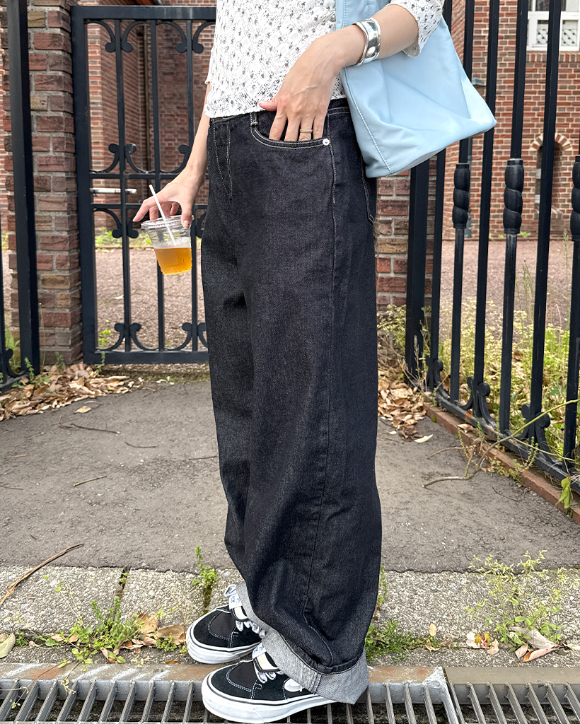ワイドローデニムパンツ | ファッション通販サイト NUGU