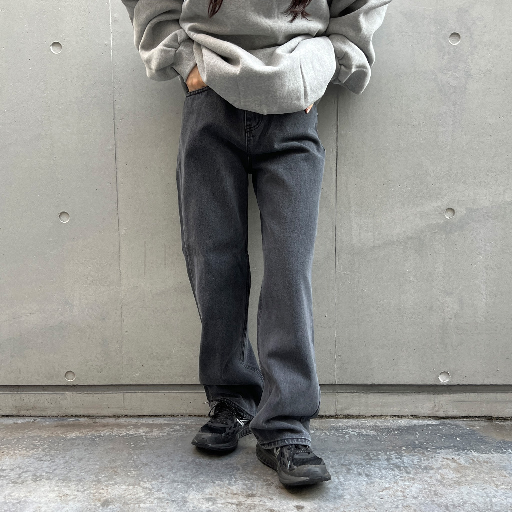 ワイドストレートデニムパンツ | ファッション通販サイト NUGU