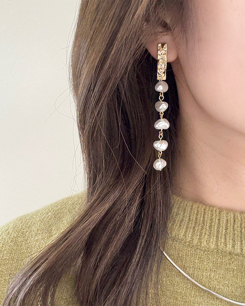 ハートパールピアス | ファッション通販サイト NUGU