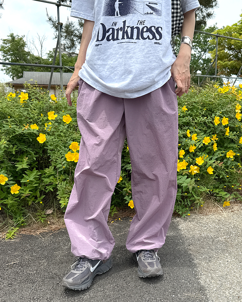 ユニセックス)ナイロンチェックストリングパンツ | ファッション通販