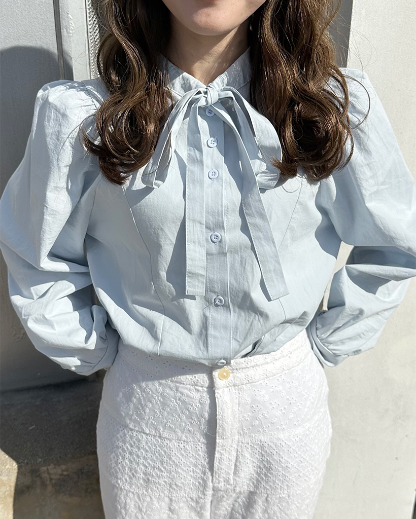 シャーリーテンプル♥リボン&ロゴ刺繍襟♥ブラウス♥120cm TODDLER TOPS – Shirley Temple Online Store