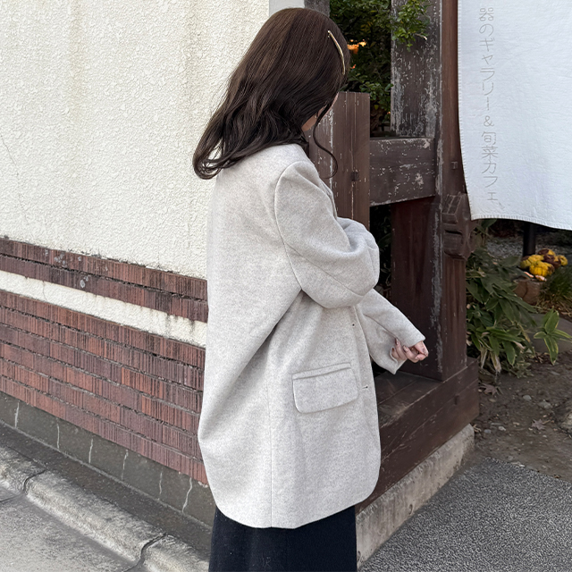 ジャケット・アウター RT-46967 ツーボタンルーズフィットジャケット | ファッション通販サイト NUGU