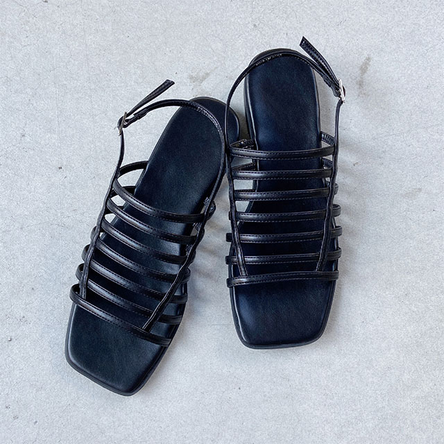 サンダル・ミュール nuus NOTE STRING PLATFORM SANDAL nuus NOTE STRING PLATFORM SANDAL (サンダル・ミュール