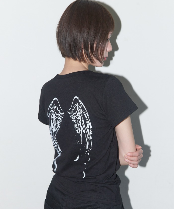 ★FANCYCLUB★REBIRTH OF HEAVEN TEE (BLACK)★正規品/直送料込 FANCY CLUB tシャツ 「FANCY CLUB」REBIRTH OF HEAVEN TEE