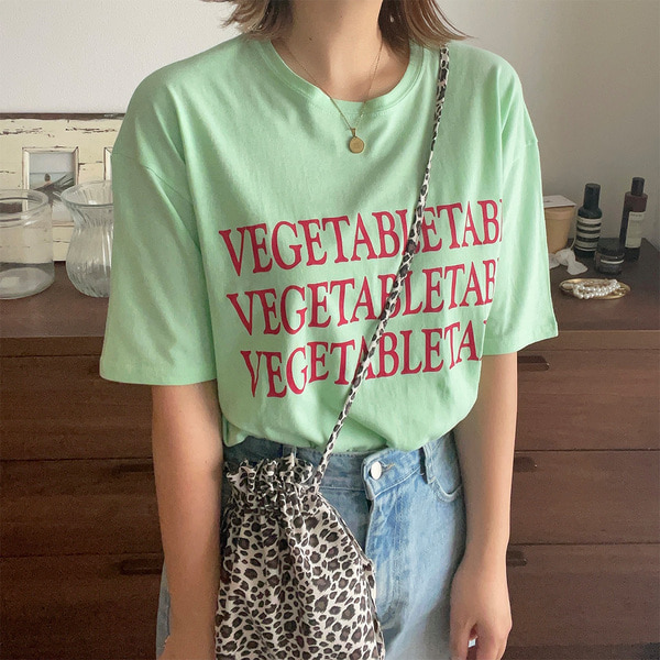 vegetableレタリングTシャツ | ファッション通販サイト NUGU