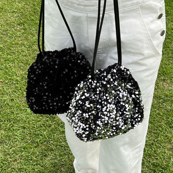 スパンコール巾着バッグ | ファッション通販サイト NUGU