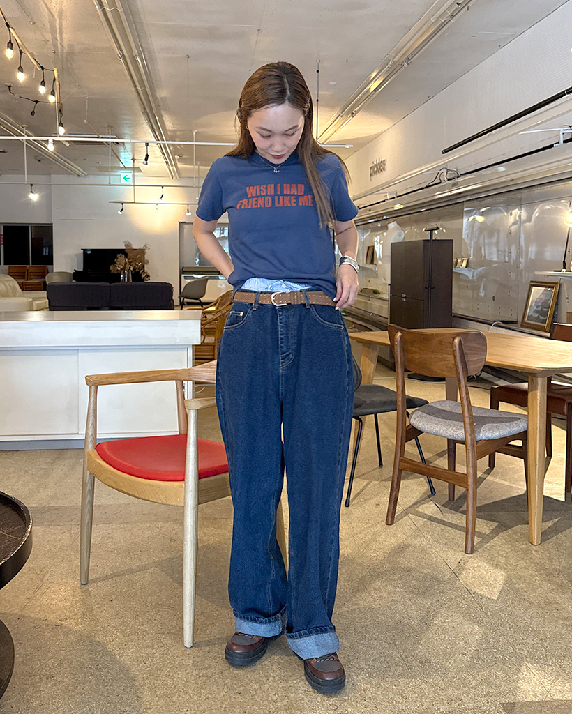 ワイドフィットローデニムパンツ | ファッション通販サイト NUGU